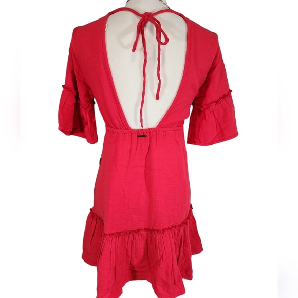 Billabong Open Back Red Dress. S - Picture 12 of 16